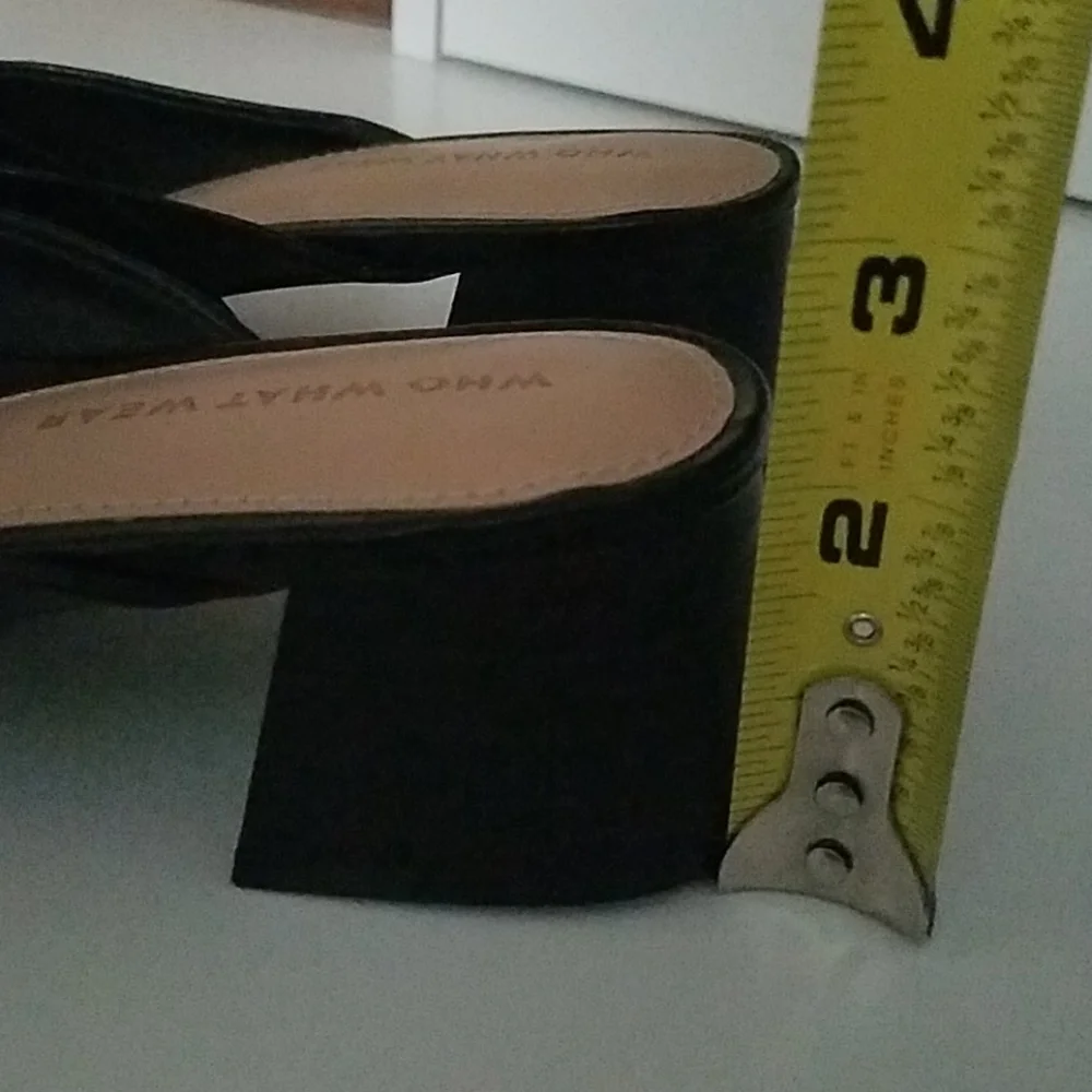 Who What Wear Black mule - 7 1/2 (OCBB) - Picture 4 of 5